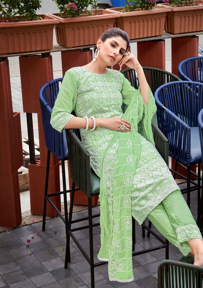 Parra Zoya New Designer Festive Wear Kurti Pant and Dupatta Readymade Collection